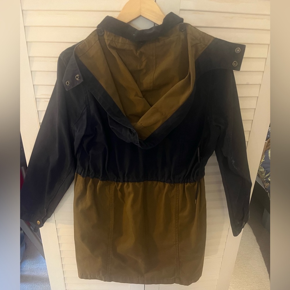 EUC: J.CREW Barn Jacket, Navy + Olive, Size Small (very big; fits like Medium) - Picture 3 of 8